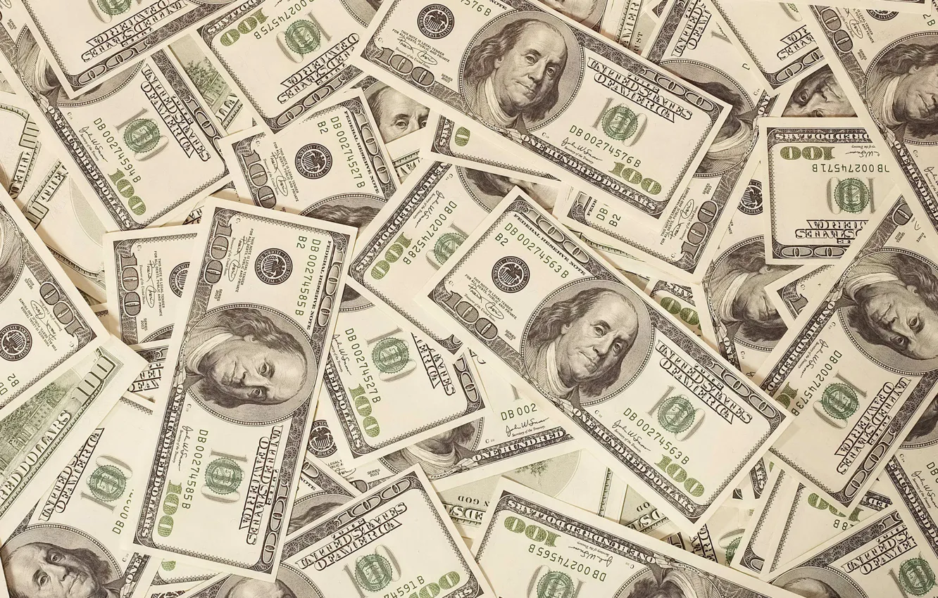 Photo wallpaper greens, money, dollars, currency, STO, the bucks, Benjamin Franklin, Finance