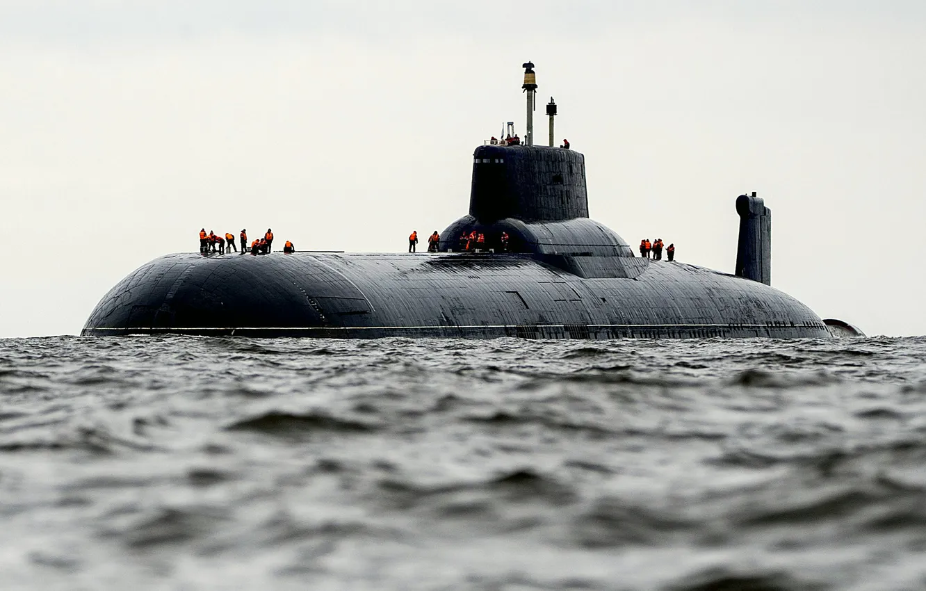 Photo wallpaper the project 941, Dmitry Donskoy, Submarine