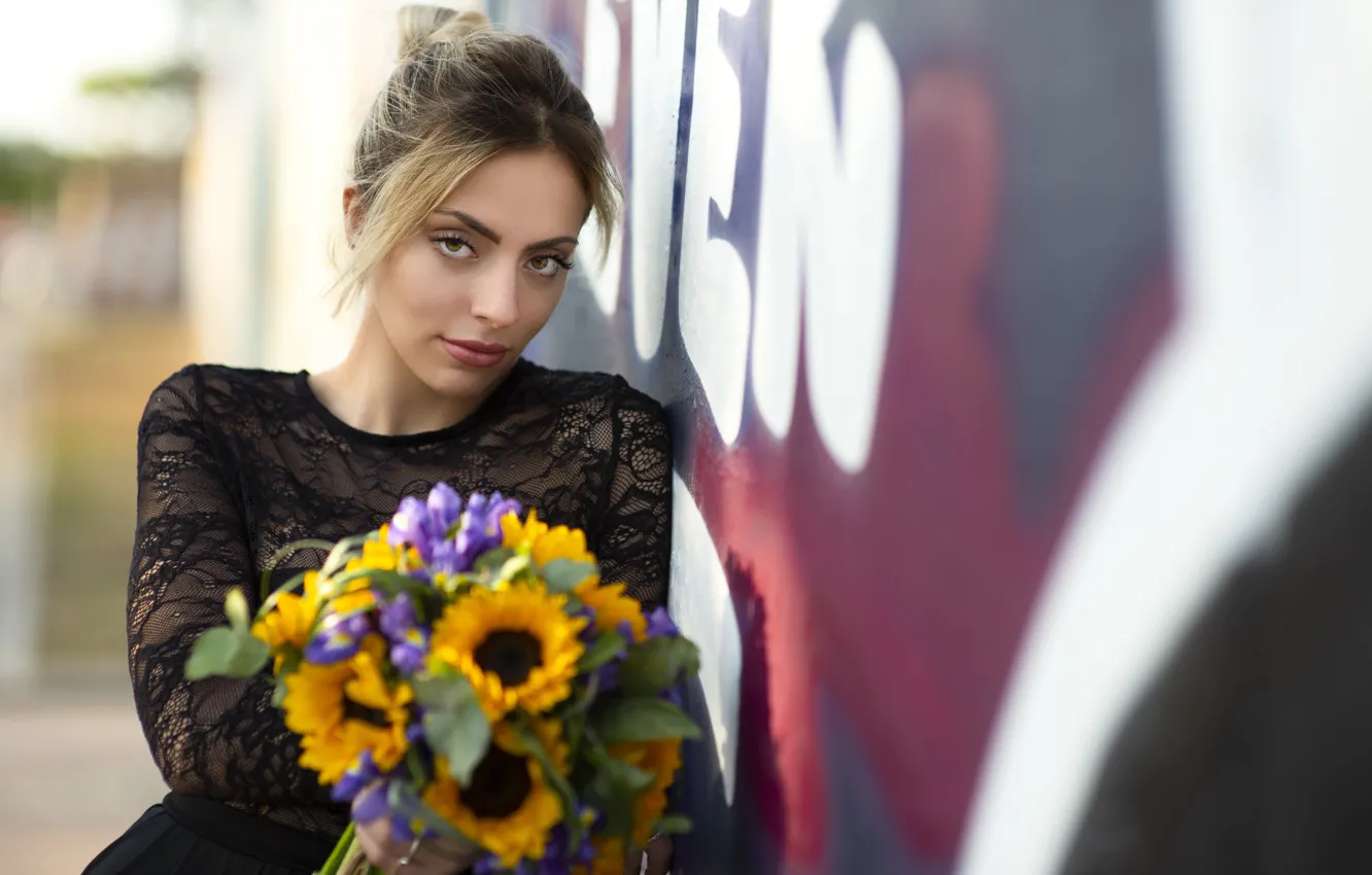 Photo wallpaper girl, portrait, Gaia