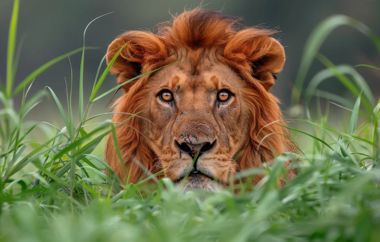 Photo wallpaper Leo, AI art, neural network