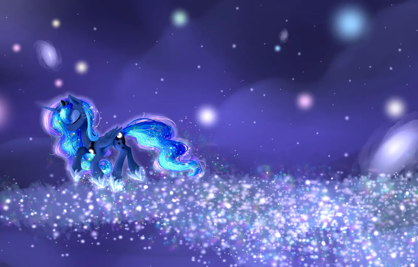 Photo wallpaper luna, my little pony, pony, mlp, princess luna