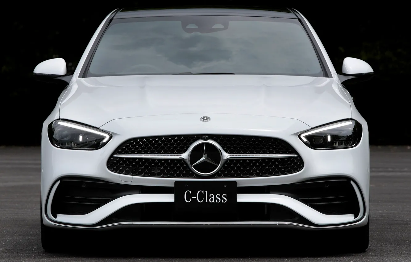 Photo wallpaper Mercedes, exterior, AMG, 2021, Mercedes-Benz C-Class AMG Line