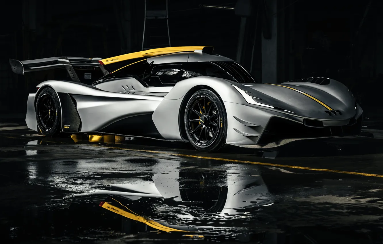 Photo wallpaper reflection, 2023, 777 hypercar