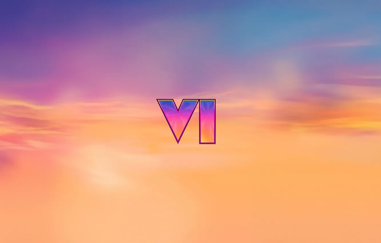 Photo wallpaper logo, logo, GTA 6, GTA VI, Grand Theft Auto VI, Video Games, GTA 6, Rockstargames