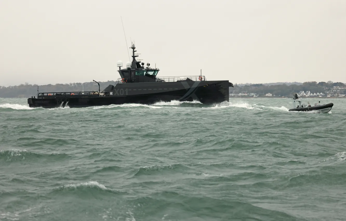 Photo wallpaper Back, UK, test, The Royal Navy, A special ship, XV Patrick Blackett