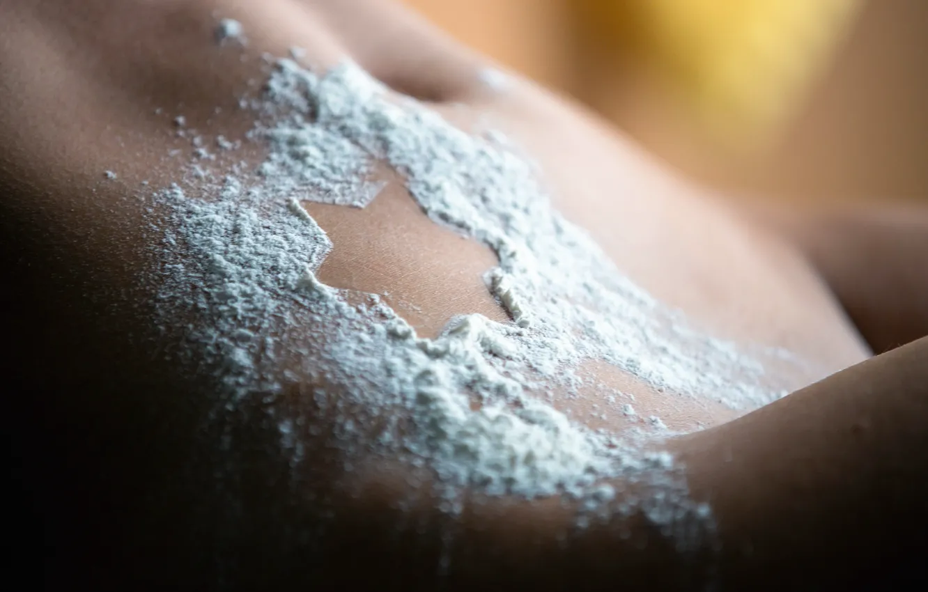 Photo wallpaper belly, flour, cookies