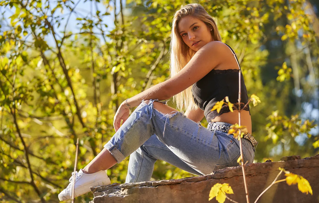 Photo wallpaper summer, girl, Cellina