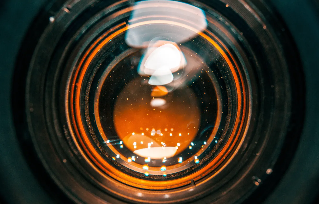 Photo wallpaper light, abstraction, lens, lenses, symmetry