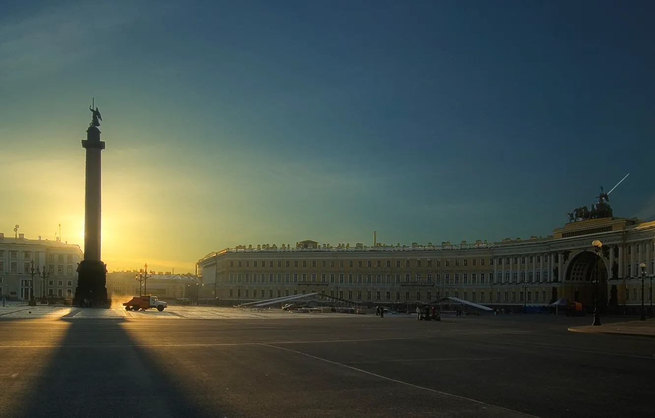 Photo wallpaper Peter, area, Saint Petersburg, Palace