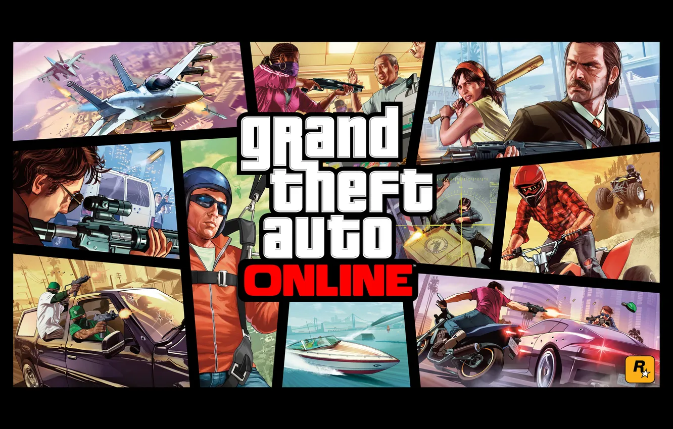 Photo wallpaper online, multiplayer, gta, Grand Theft Auto V, samp