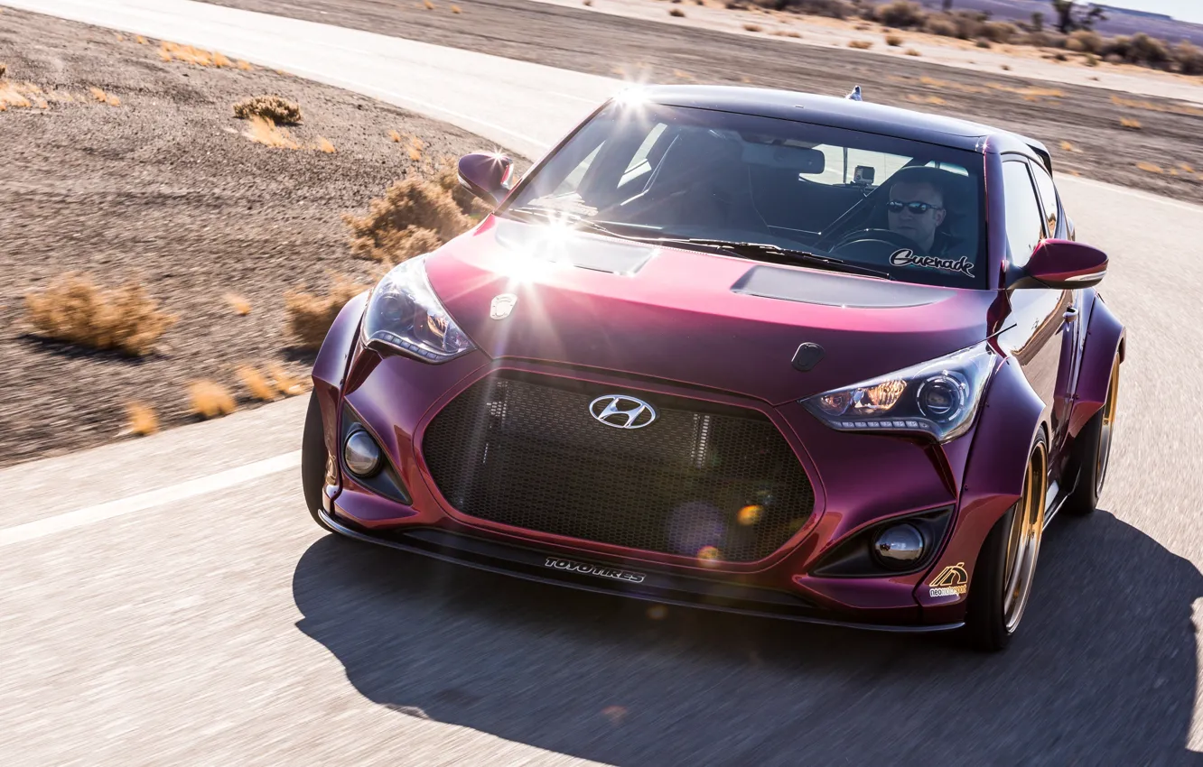 Photo wallpaper Concept, Hyundai, SEMA, The front, Veloster, SEMA 2016, Gurnade