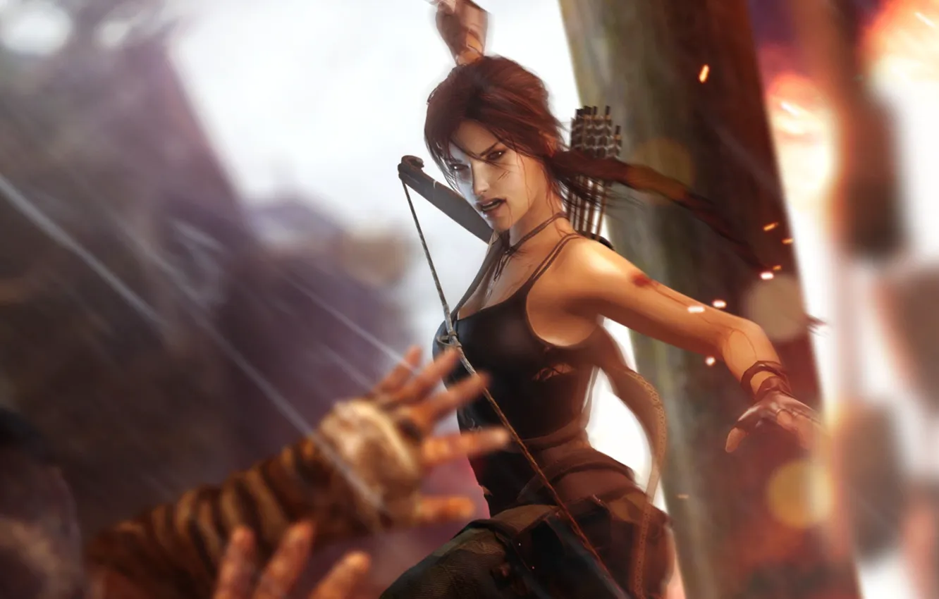 Photo wallpaper Tomb Raider, lara croft, Square Enix, Tomb raider