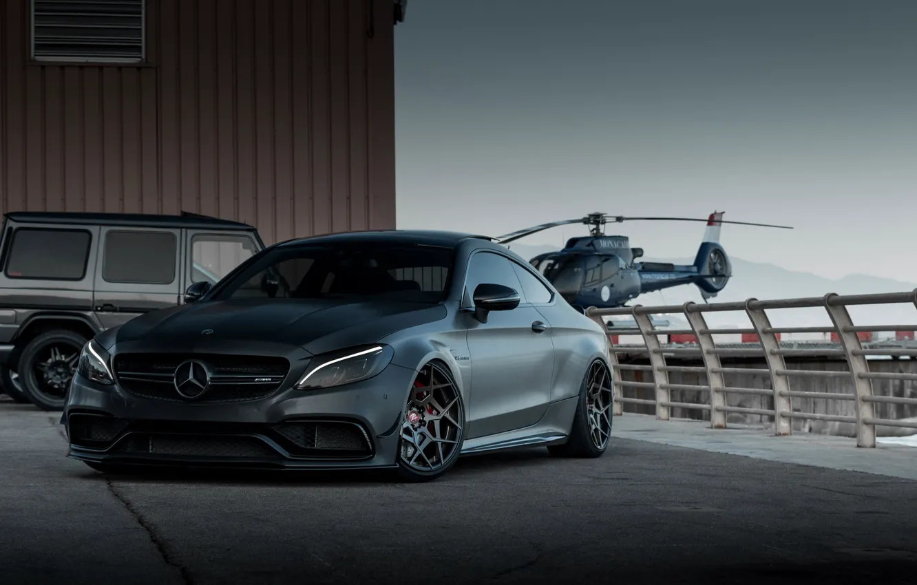 Photo wallpaper AMG, COUPE, Mercedes - Benz, C205, C63 S