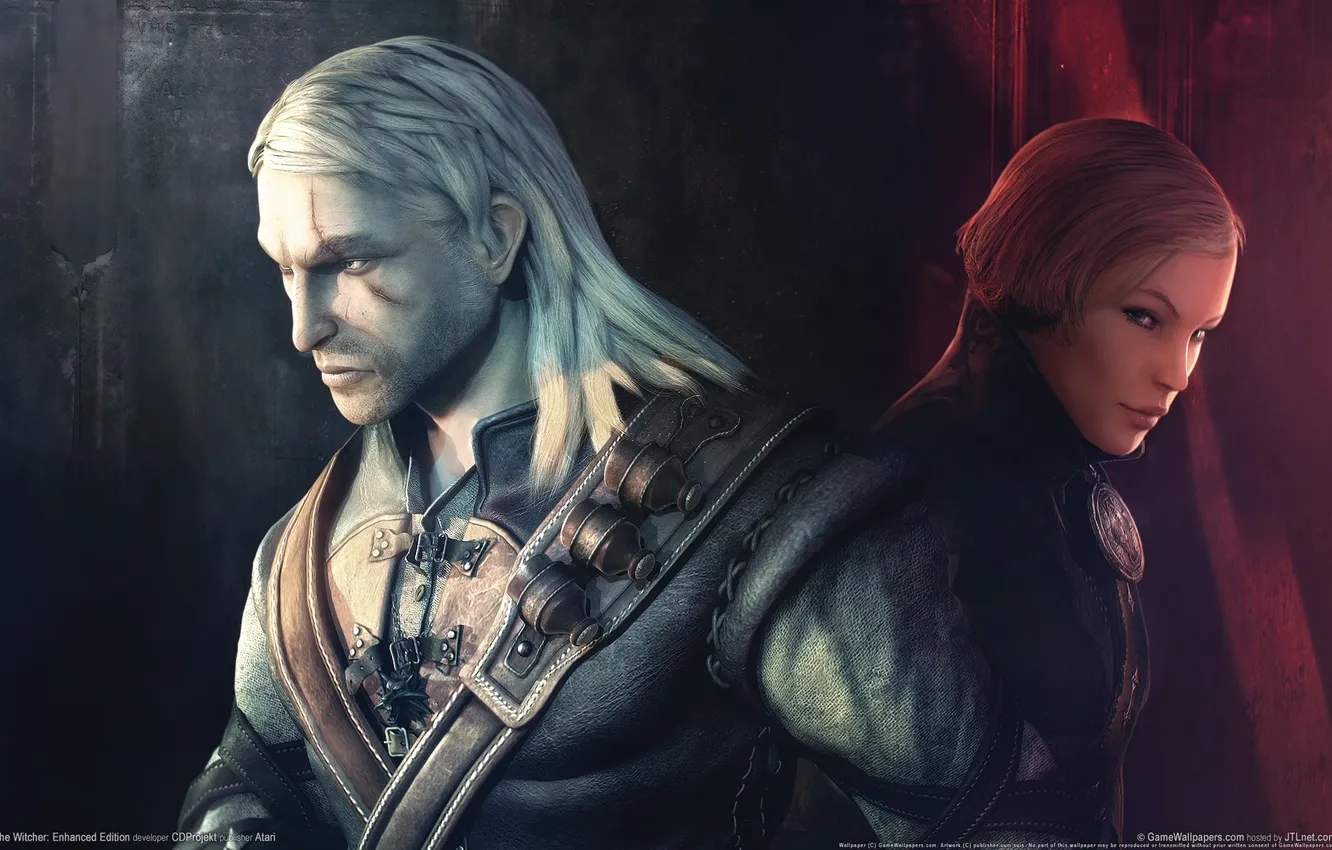 Photo wallpaper the witcher, the Witcher, Geralt, enhanced edition
