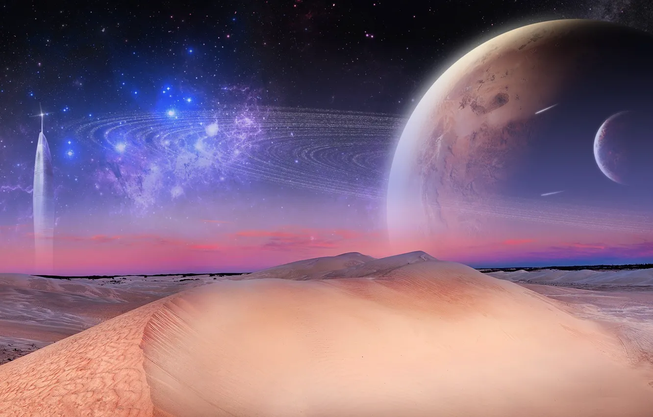 Photo wallpaper space, art