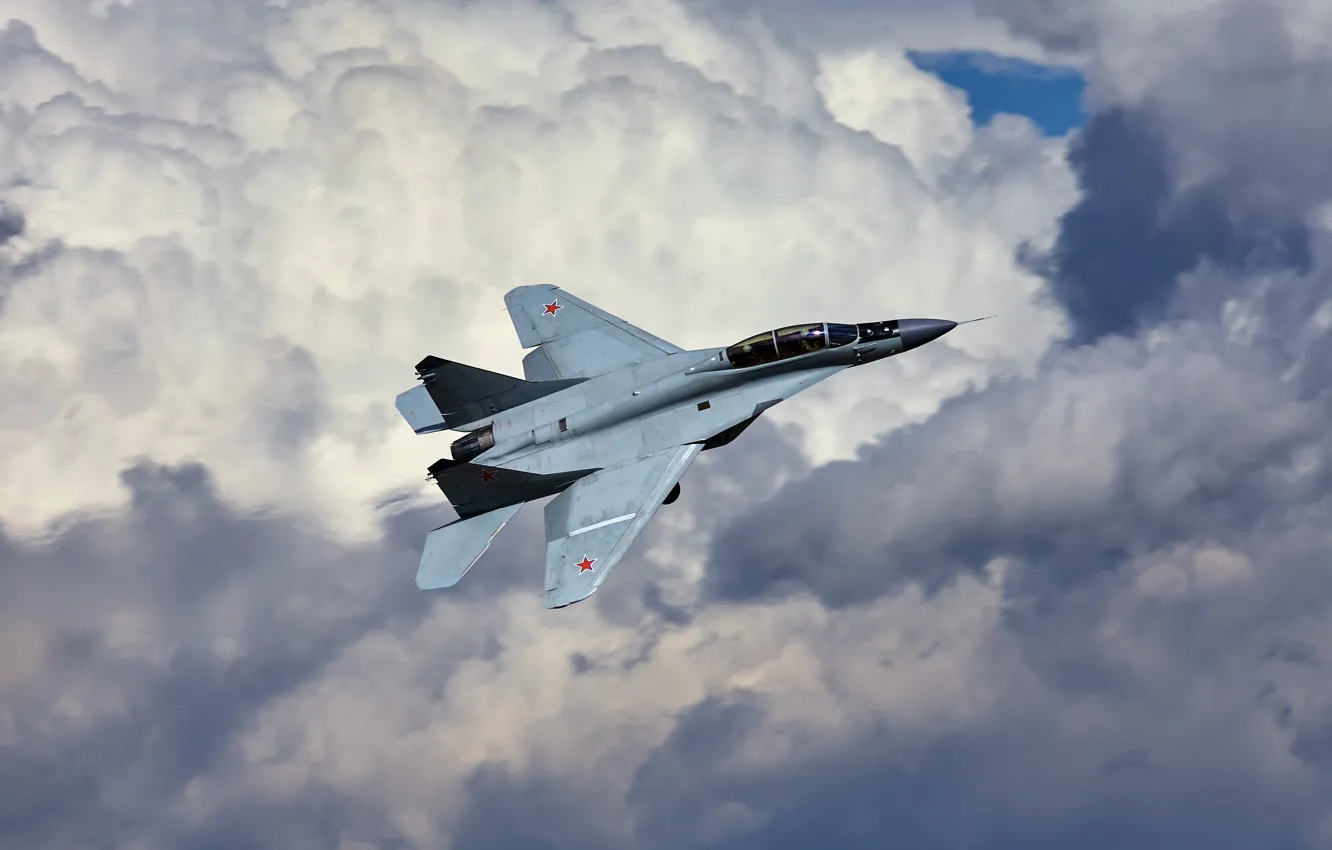 Photo wallpaper fighter, flight, multipurpose, MiG-29, The MiG-29