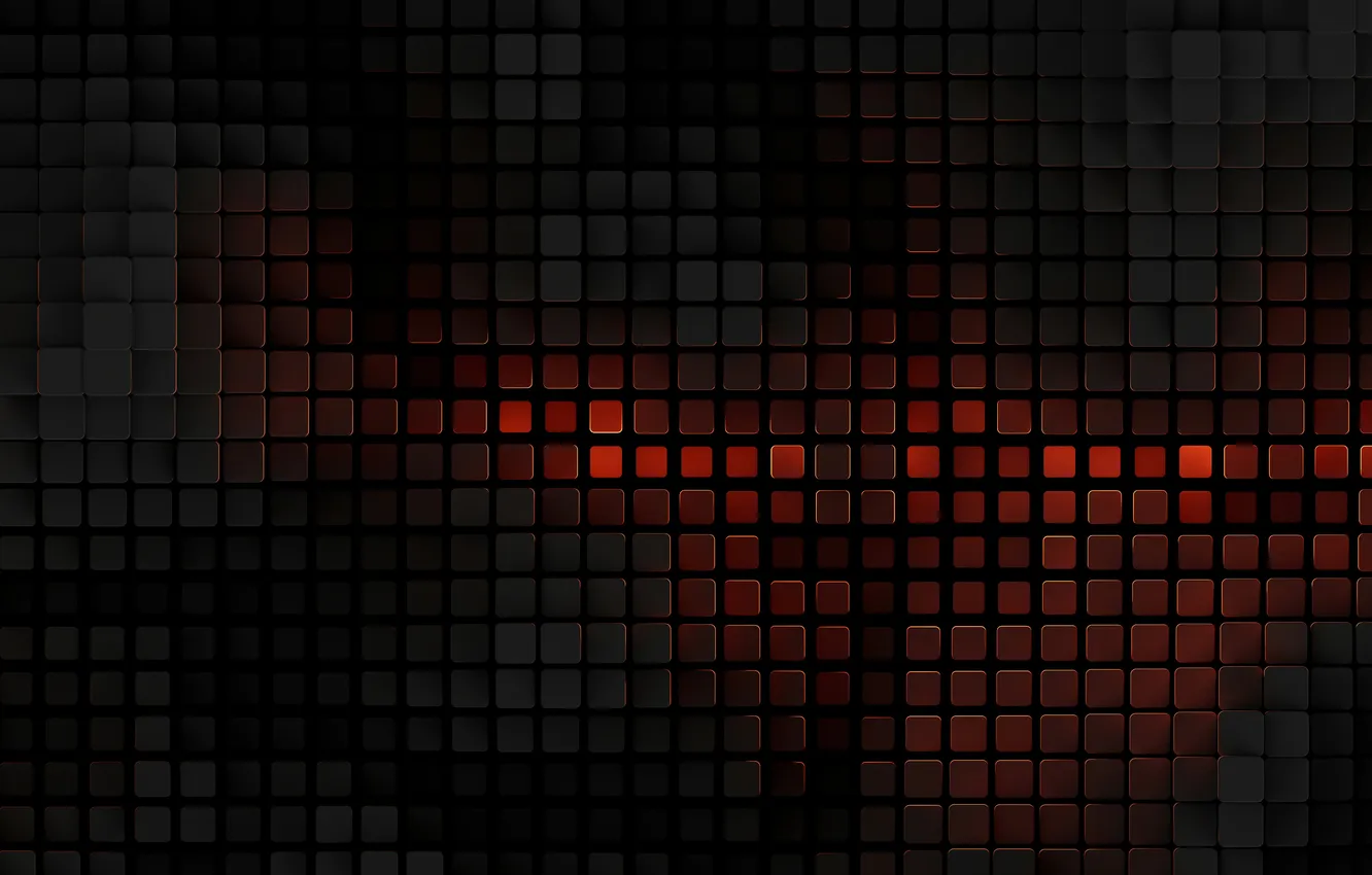 Photo wallpaper Abstract, Pattern, Mosaic, Dark background, Dark aesthetic