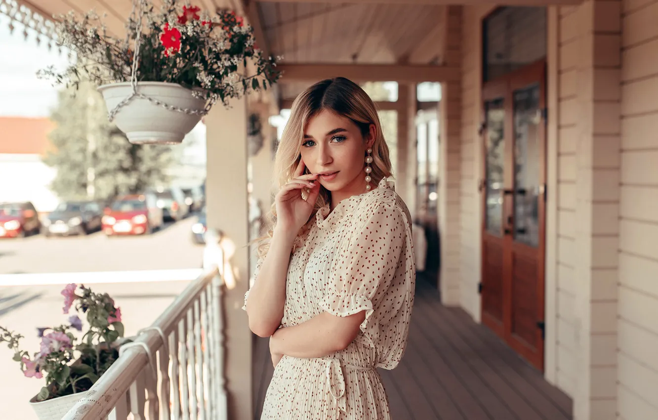 Photo wallpaper girl, dress, Anna Carpenter, Victoria Rusko