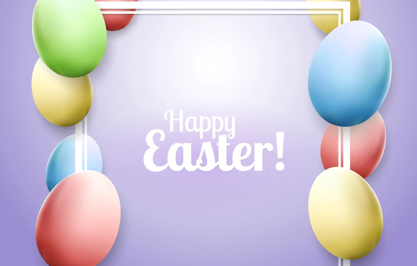 Photo wallpaper rendering, eggs, Easter, Easter