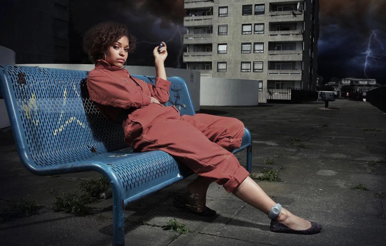 Photo wallpaper the series, bad, misfits, scum, Antonia Thomas, Alisha Daniels