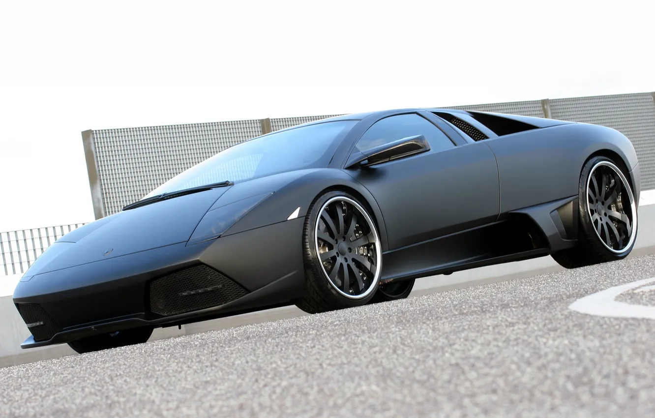 Photo wallpaper Lamborghini, Matt, Lamborghini, murcielago, the front part, murciélago, Edition, Unicate