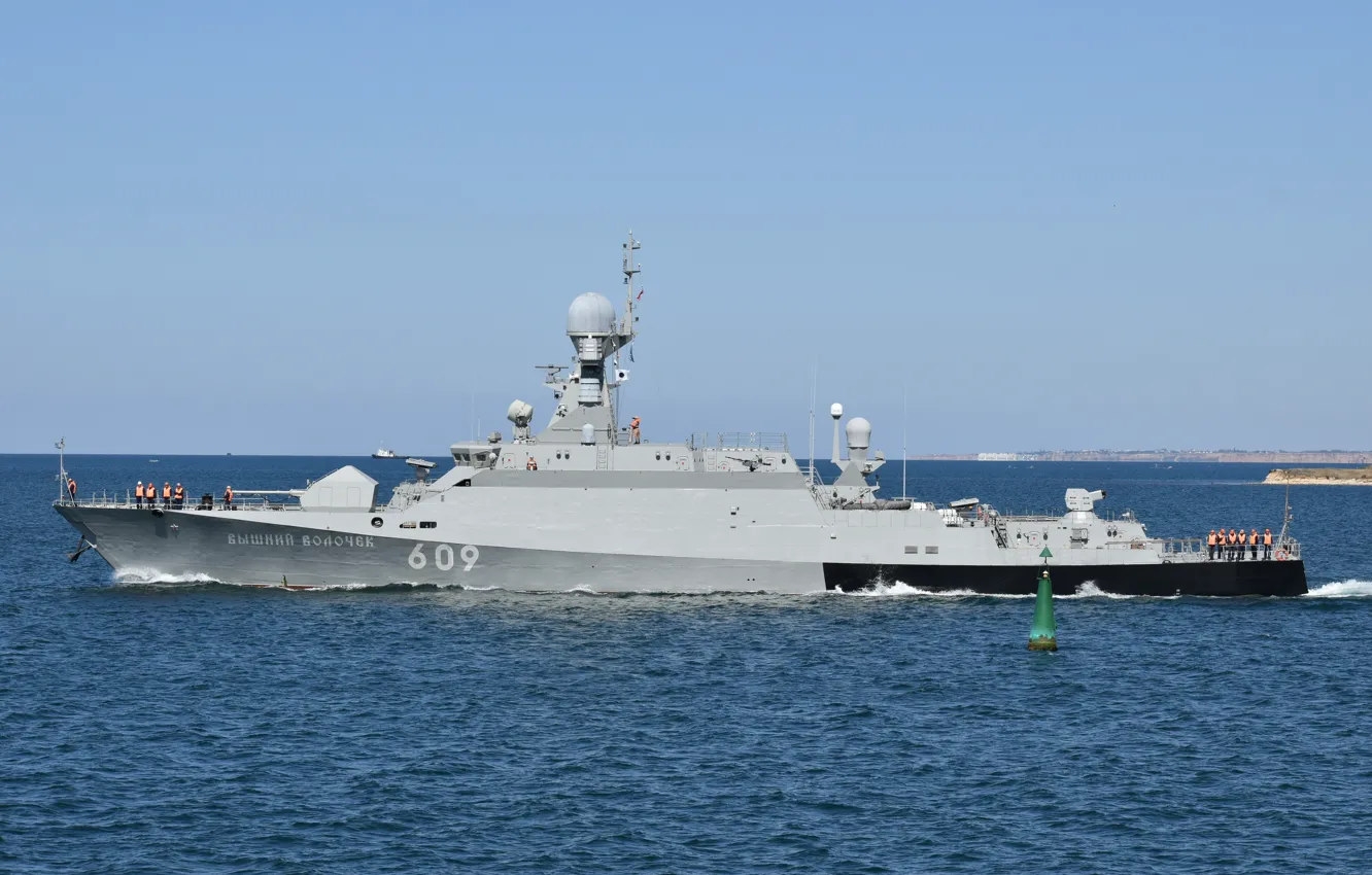 Photo wallpaper Corvette, The black sea, Vyshniy volochëk