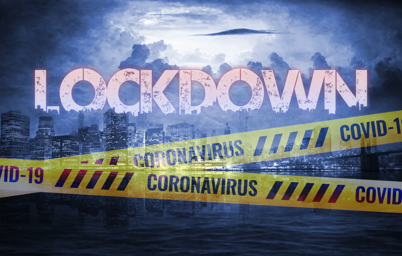 Photo wallpaper corona, planet, virus, lockdown, covid