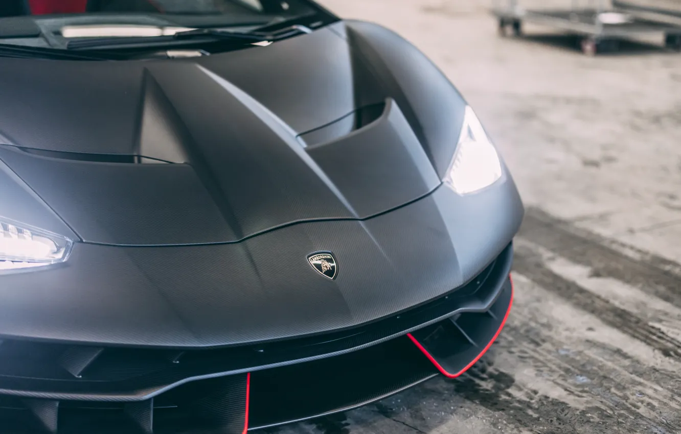 Wallpaper Lamborghini, close-up, headlights, Lamborghini Centenary ...