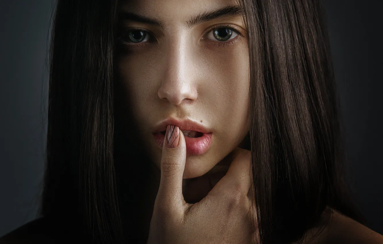 Photo wallpaper look, girl, model, portrait, Oleg Pavlinski