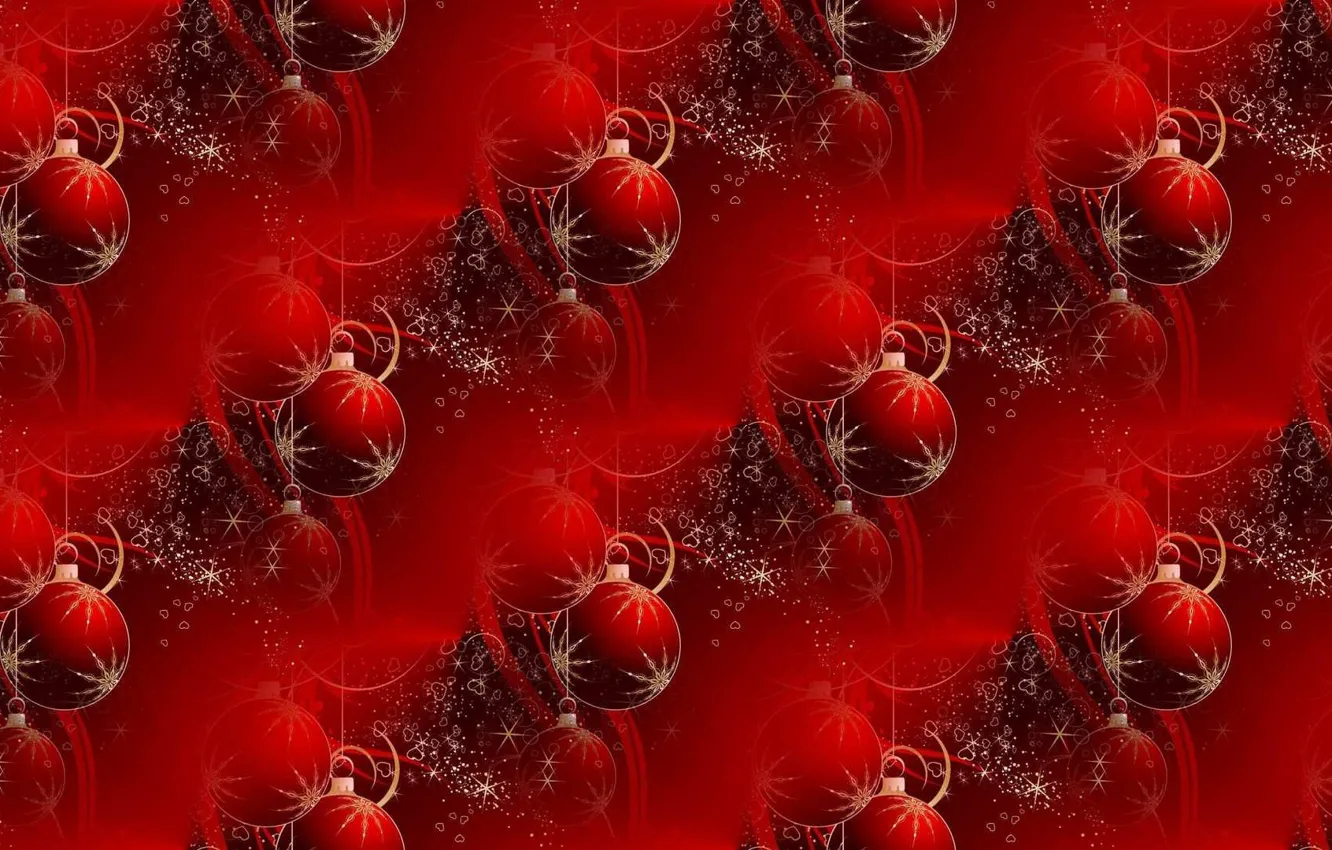 Photo wallpaper background, holiday, balls, texture, New year