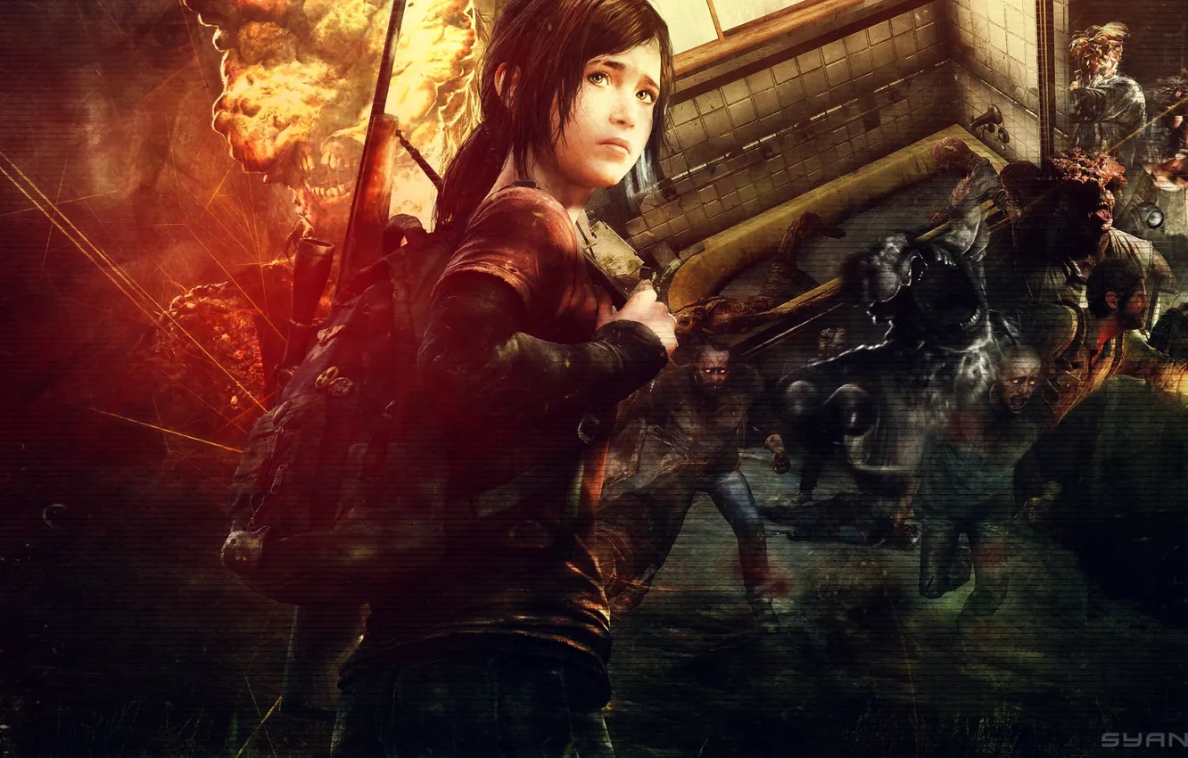 Photo wallpaper background, The Last of Us, video game, doomsday, Ellie, apocalypse, epidemic
