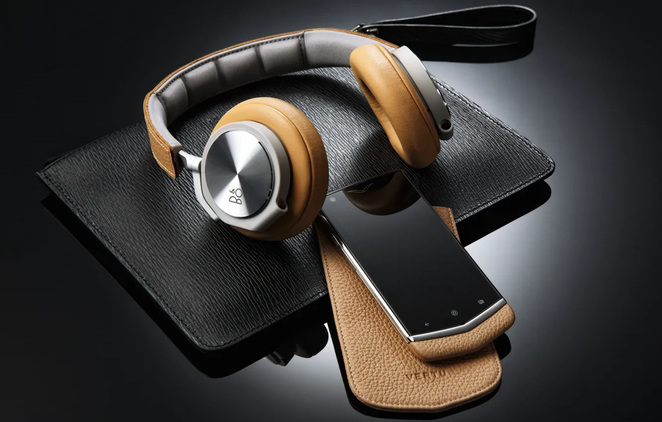 Photo wallpaper headphones, phone, case, smartphone, Bang &amp; Olufsen, Bang and Olufsen, BeoPlay H6, Vertu