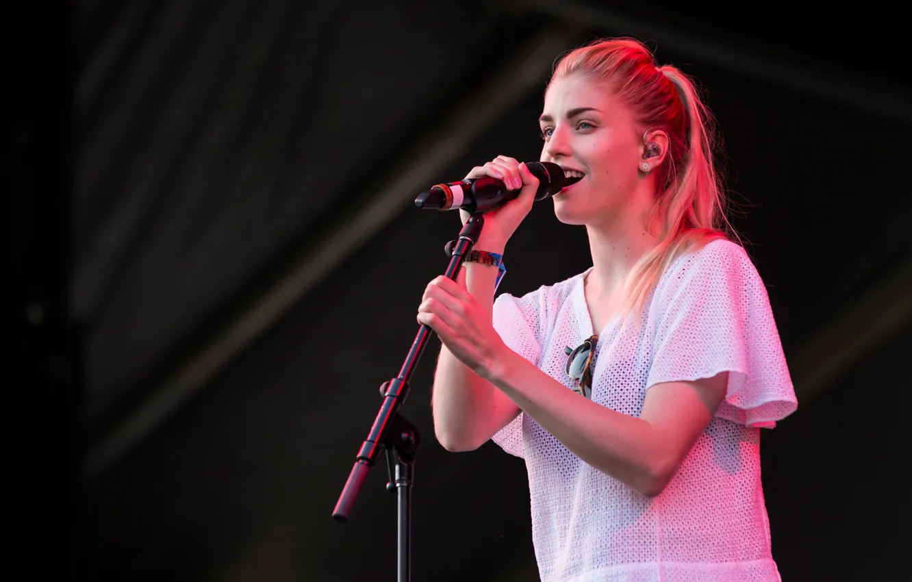Photo wallpaper British, music, vocalist, team, London Grammar, Hannah Reid