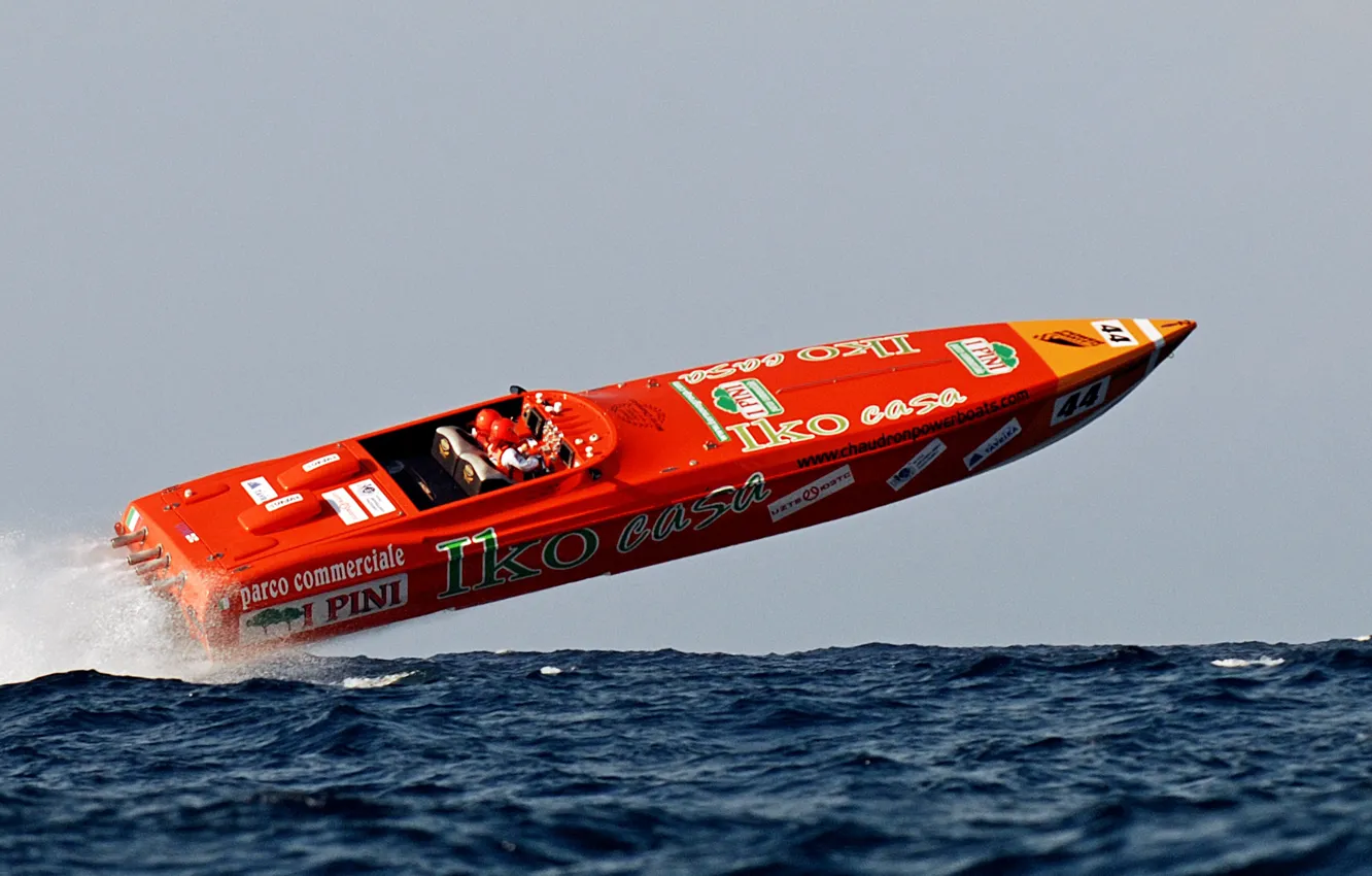 Photo wallpaper race, boat, speed