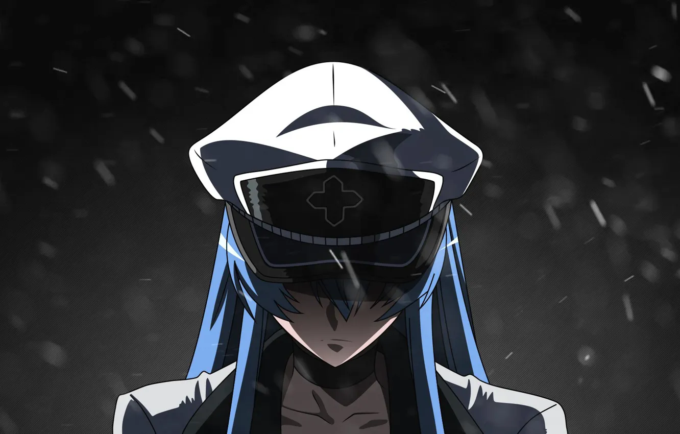 Photo wallpaper cold, snow, anger, cap, in the dark, mercenary, Akame ga Kill, Esdeath