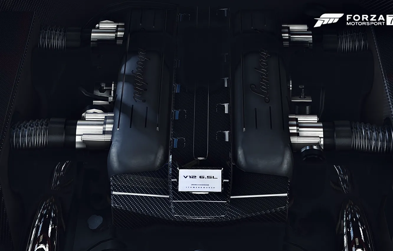 Photo wallpaper HDR, Lamborghini, game, murcielago, FM7, UHD, LP 670-4, Forza Motorsport 7