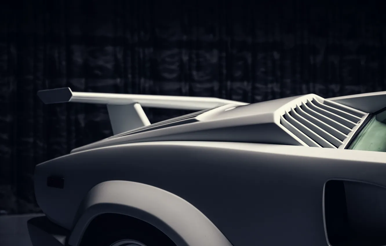 Photo wallpaper Lamborghini, close-up, Countach, 1989, Lamborghini Countach 25th Anniversary