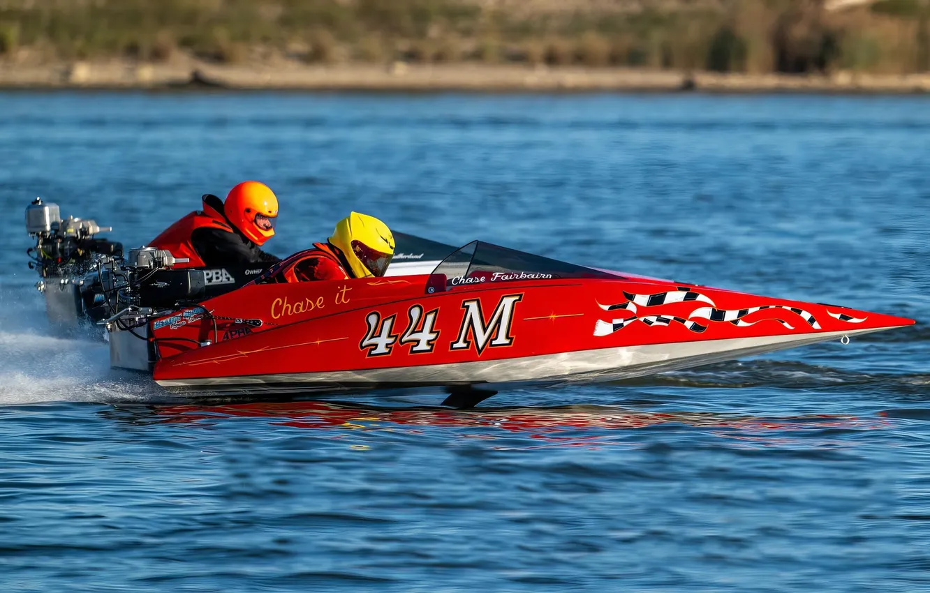 Photo wallpaper race, boat, speed