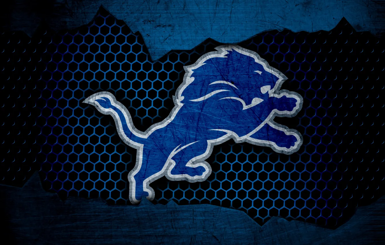 Photo wallpaper wallpaper, logo, Sport, American football, nfl, Detroit Lions