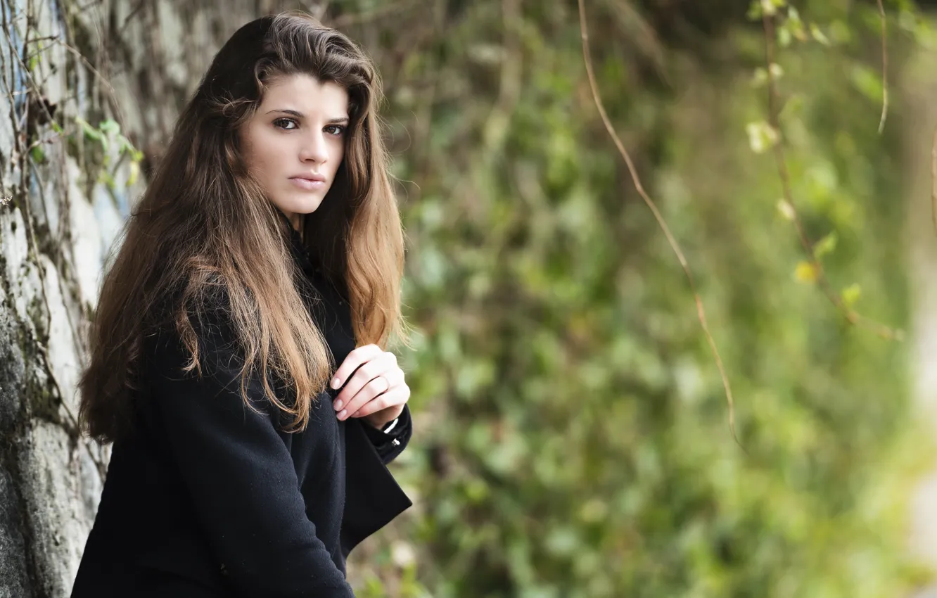 Photo wallpaper look, girl, model, hair, Veronica