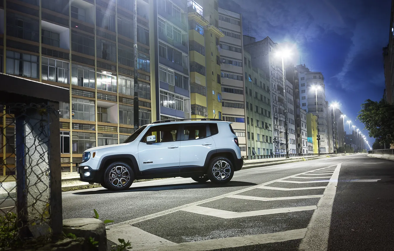 Photo wallpaper jeep, Jeep, 2015, Renegade, BR-spec, renegade, Longitude