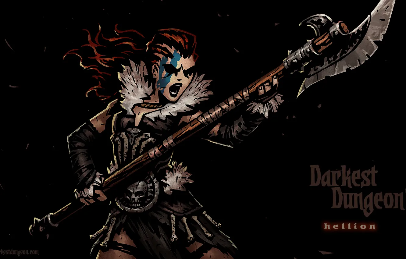 Photo wallpaper RPG, Hellion, Darkest Dungeon, Red Hook Studios