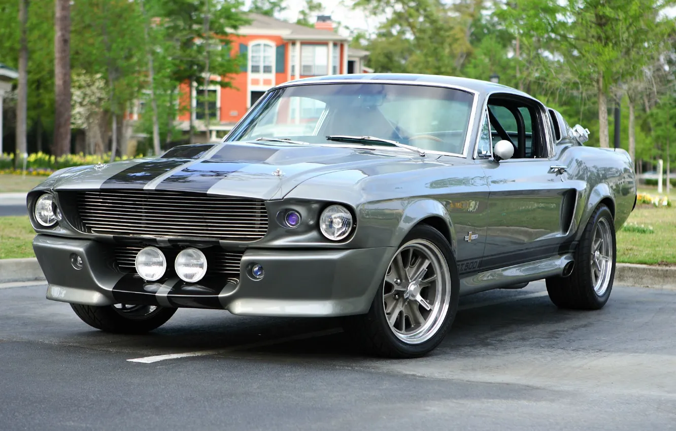 Photo wallpaper Mustang, Ford, Shelby, Eleanor, GT 500, '1967