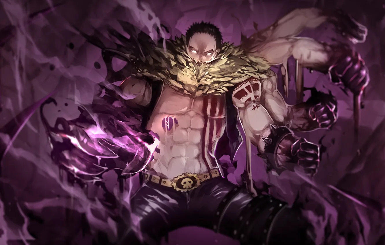 Photo wallpaper man, hands, guy, One Piece