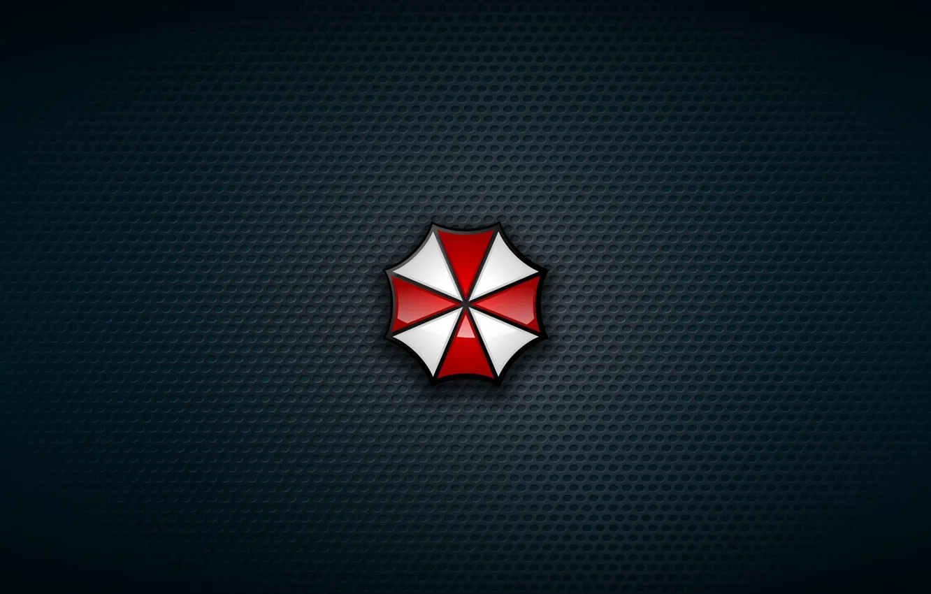 Photo wallpaper red, logo, cross, Resident Evil, Umbrella, evil, Biohazard, Umbrella Corp.