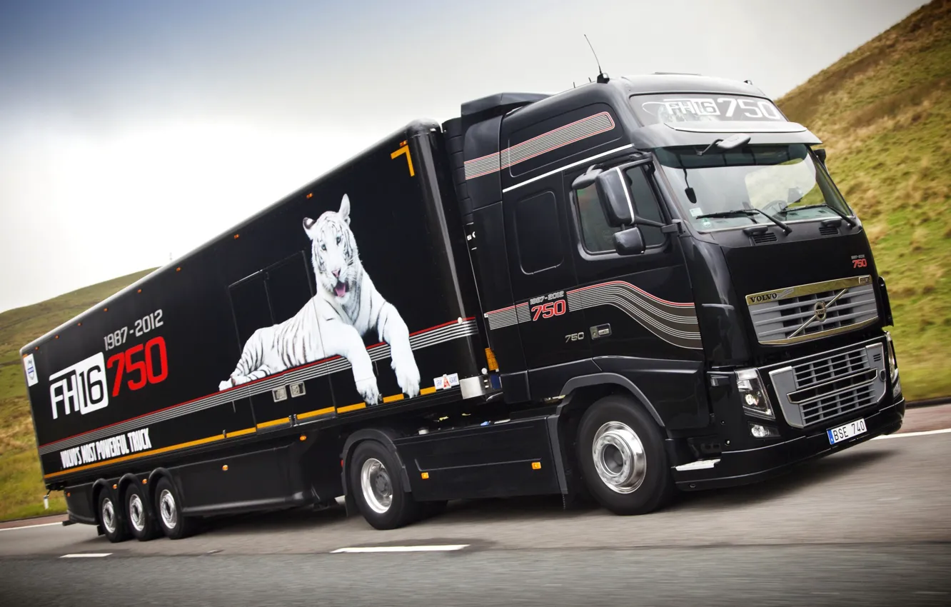 Photo wallpaper Volvo, Truck, Wallpaper, Volvo, 750, Truck, Tractor, 750 HP