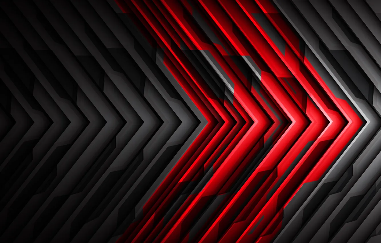 Photo wallpaper strip, background, black and red, abstractia