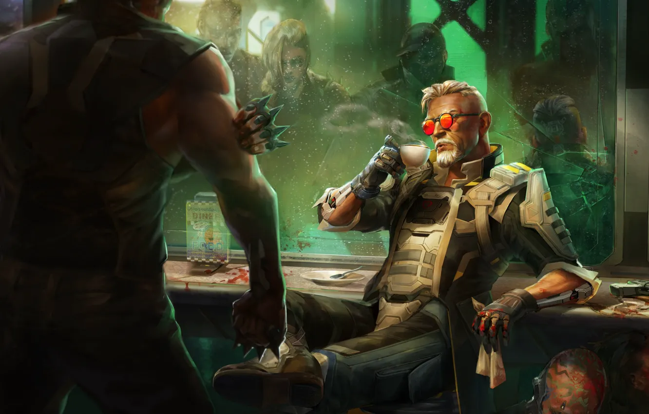 Photo wallpaper coffee, Game Art, Apex Legends, Ballistic, apex legends art