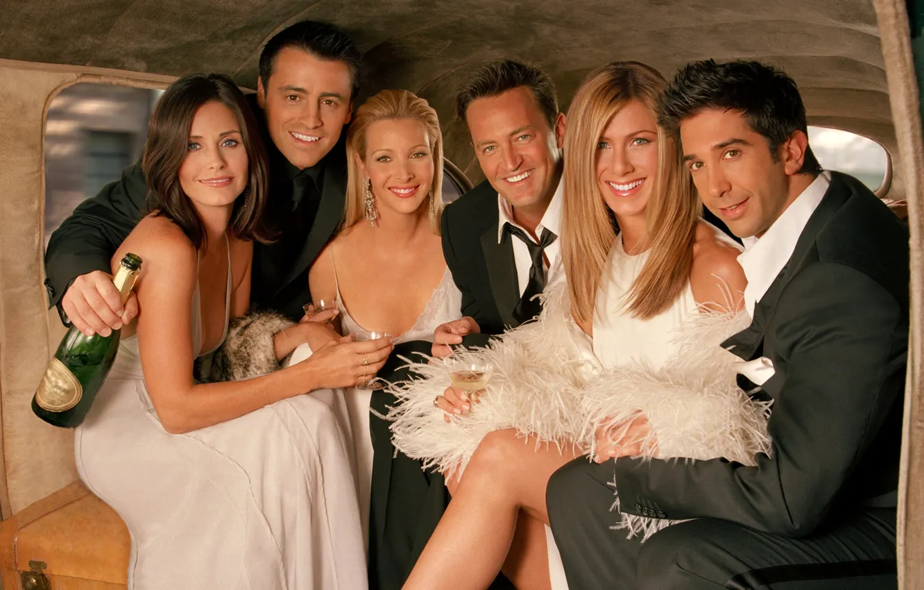 Photo wallpaper each, actor, the series, Jennifer Aniston, Matthew Perry, characters, Comedy, sitcom
