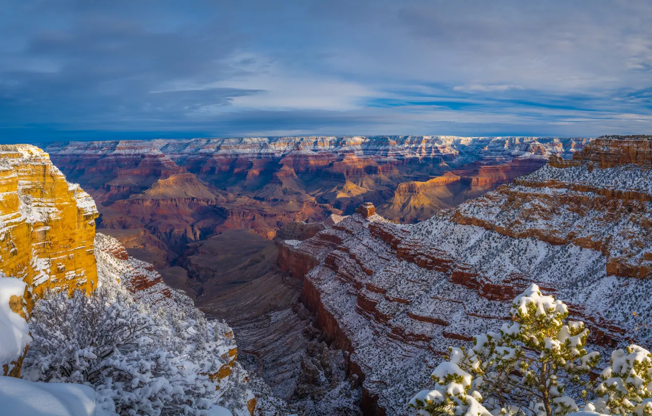 Photo wallpaper landscape, rocks, canyon, AZ, USA